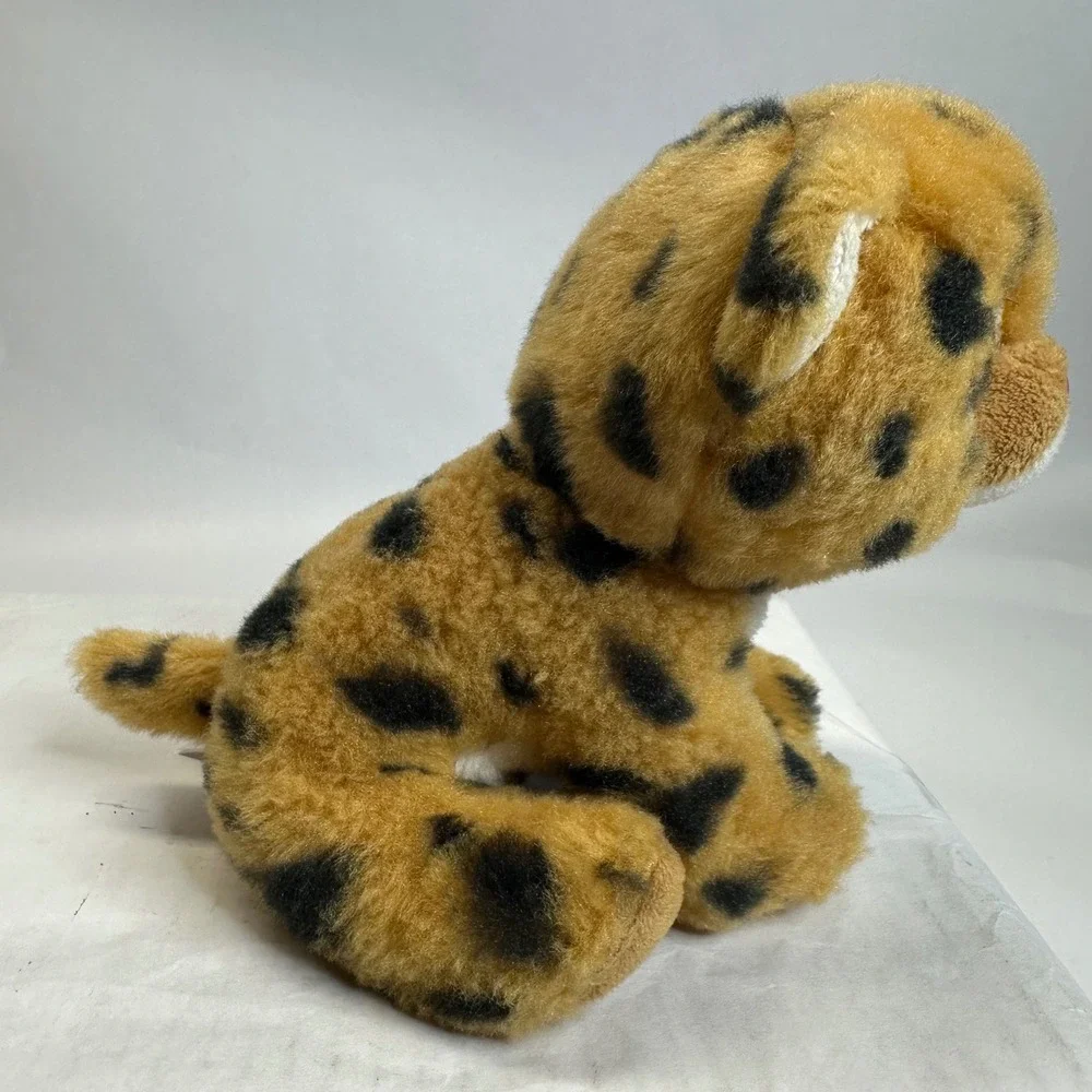 Ty‎ Beanie Boos Freckles the Cheetah Leopard Spotted Plush Gold Glitter Eyes 6in
